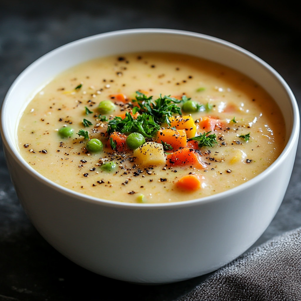 Суп-пюре з сезонних овочів